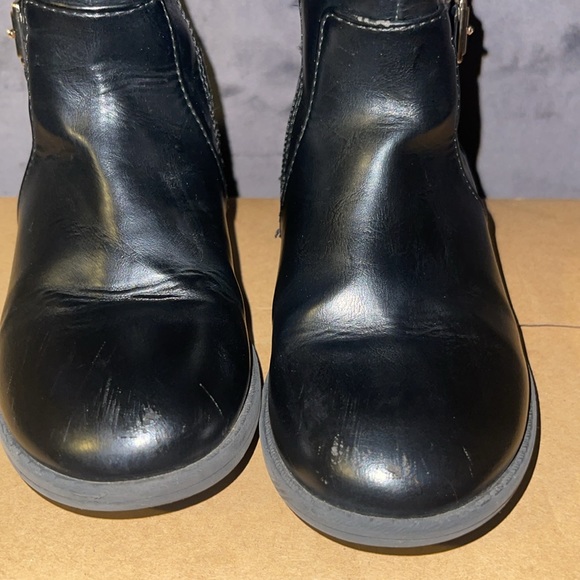 10c Toddler Girls Tall Riding Boots - Black - Picture 9 of 9